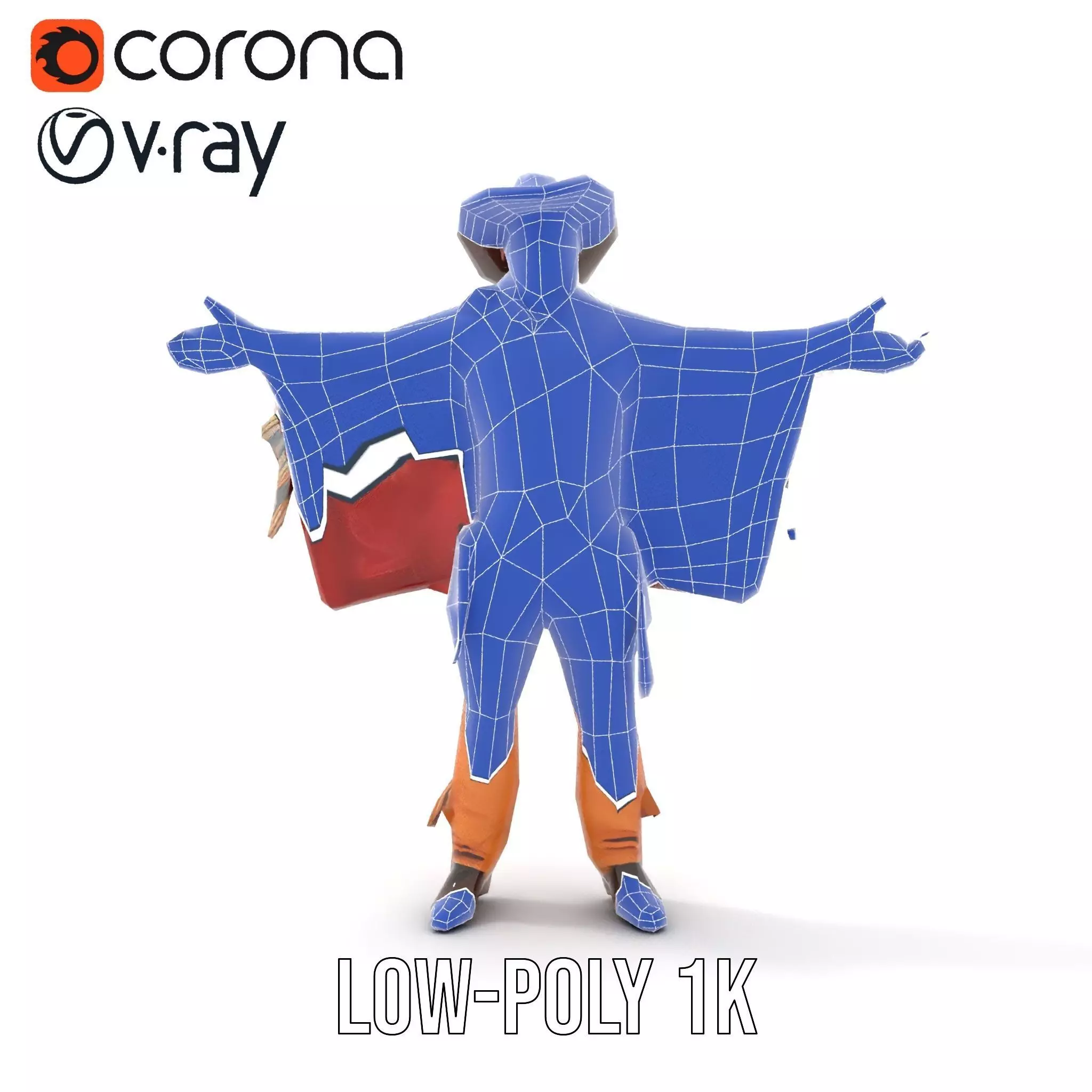 Western Cowboy Attire model pack Low-poly 3D model_22