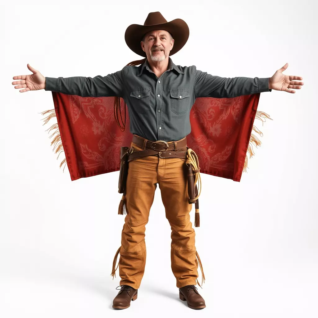 Western Cowboy Attire model pack Low-poly 3D model_2