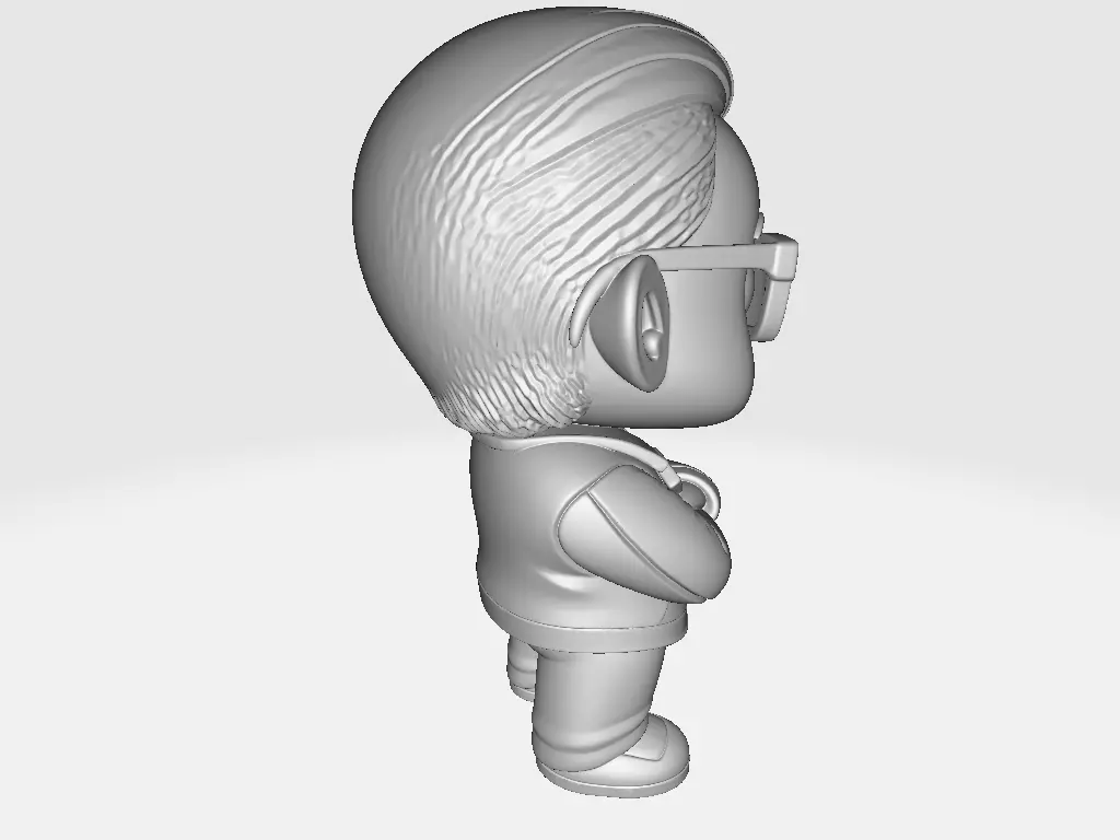 Carlos Hakme T800 man without beard 3D print model_3