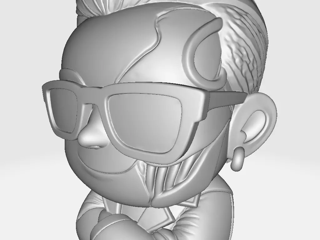 Carlos Hakme T800 man without beard 3D print model_4