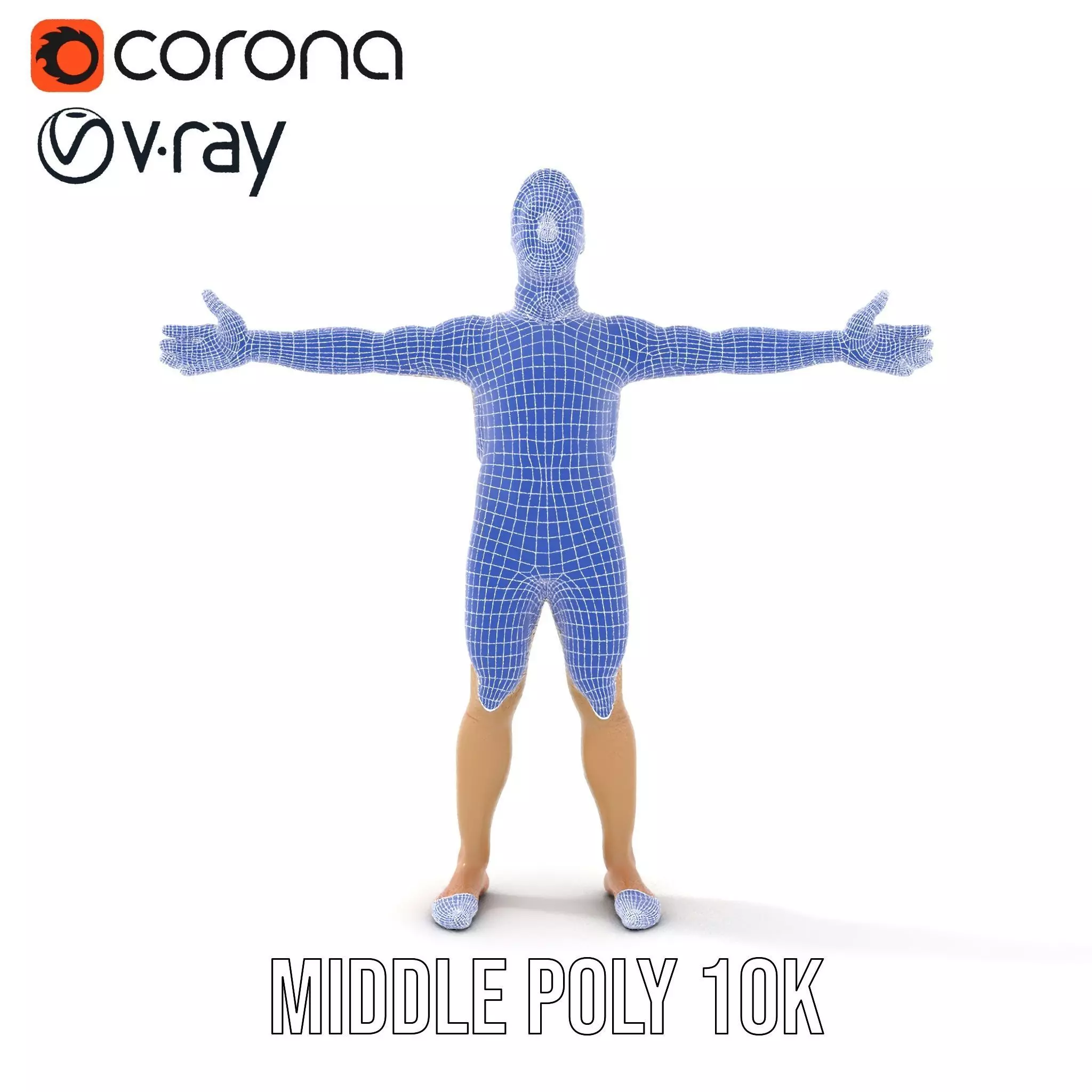 Beige Unity Suit model pack Low-poly 3D model_24