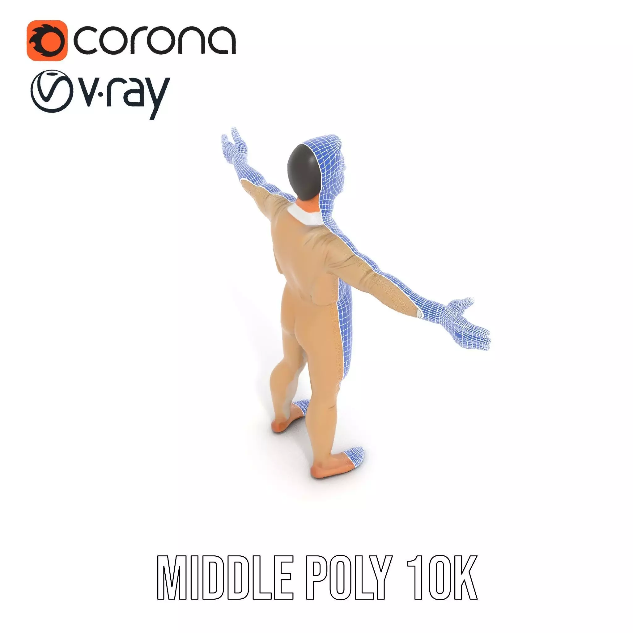 Beige Unity Suit model pack Low-poly 3D model_21