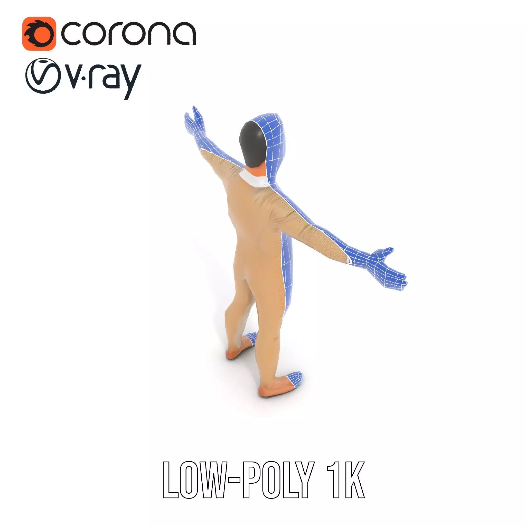 Beige Unity Suit model pack Low-poly 3D model_12