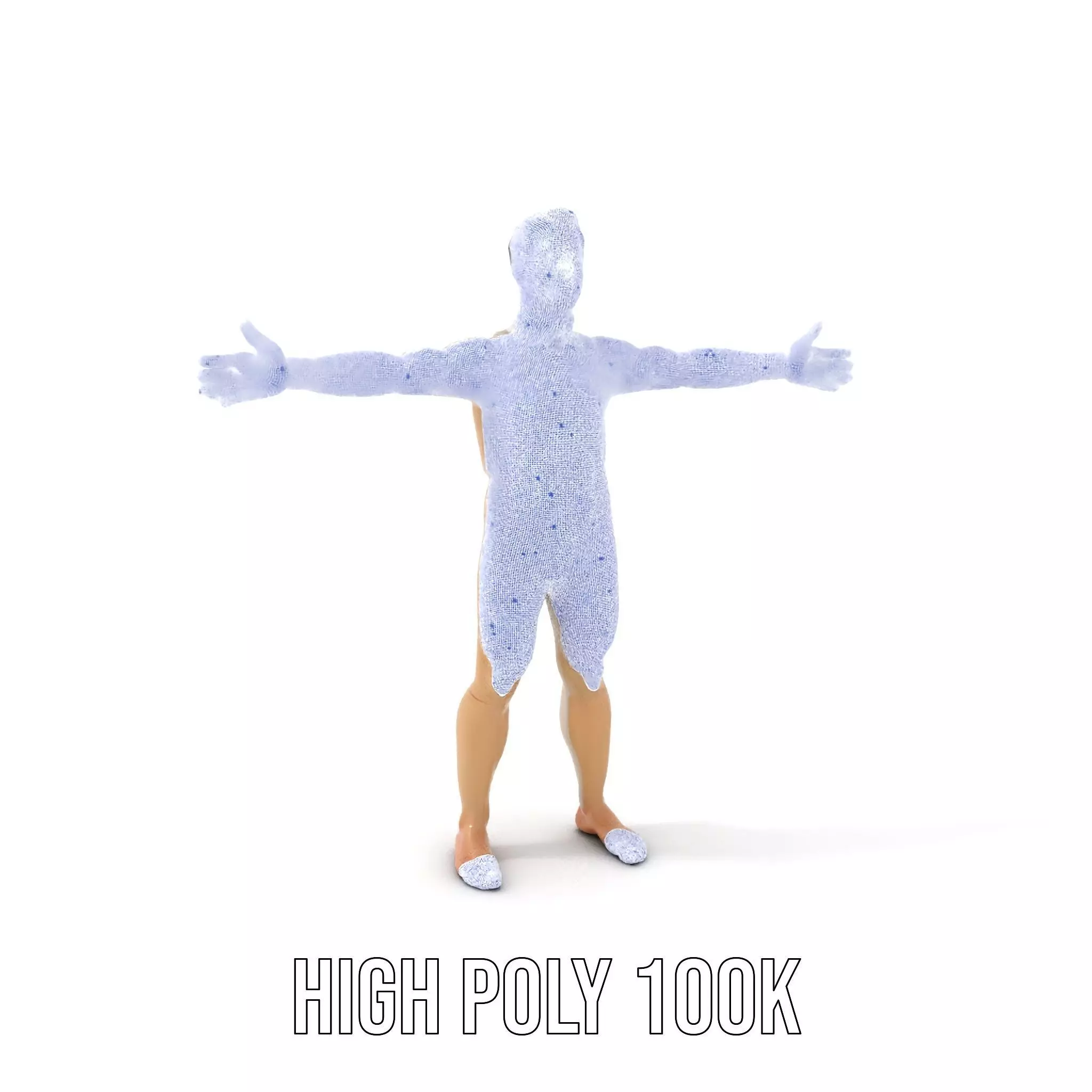 Beige Unity Suit model pack Low-poly 3D model_4