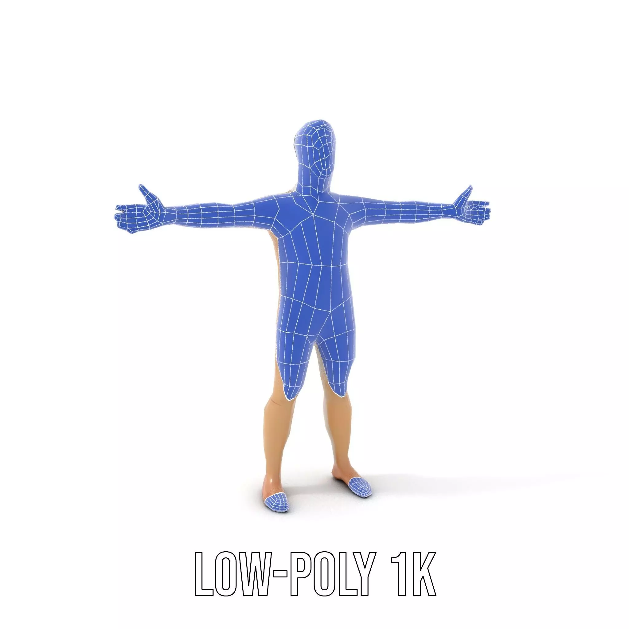 Beige Unity Suit model pack Low-poly 3D model_14