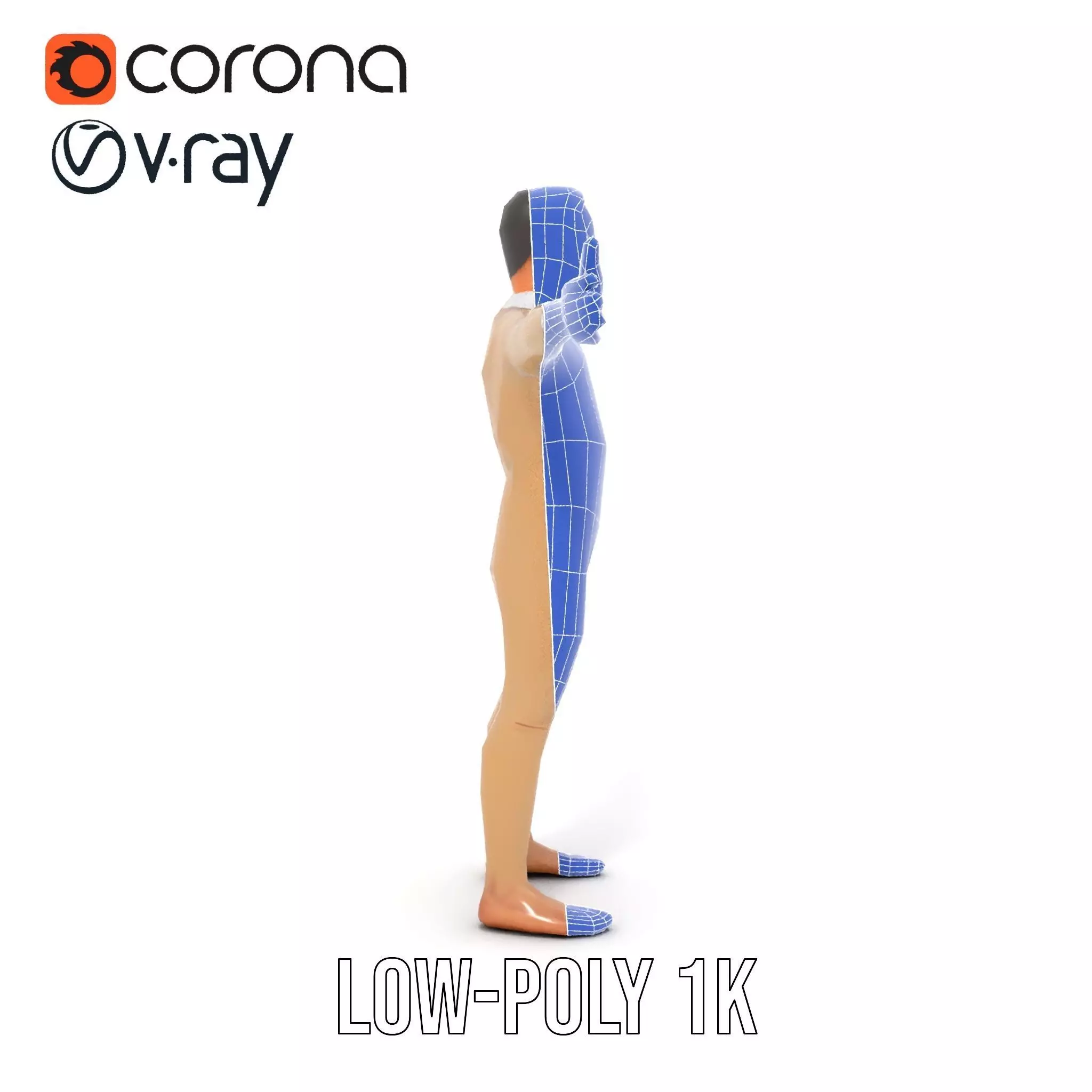 Beige Unity Suit model pack Low-poly 3D model_30