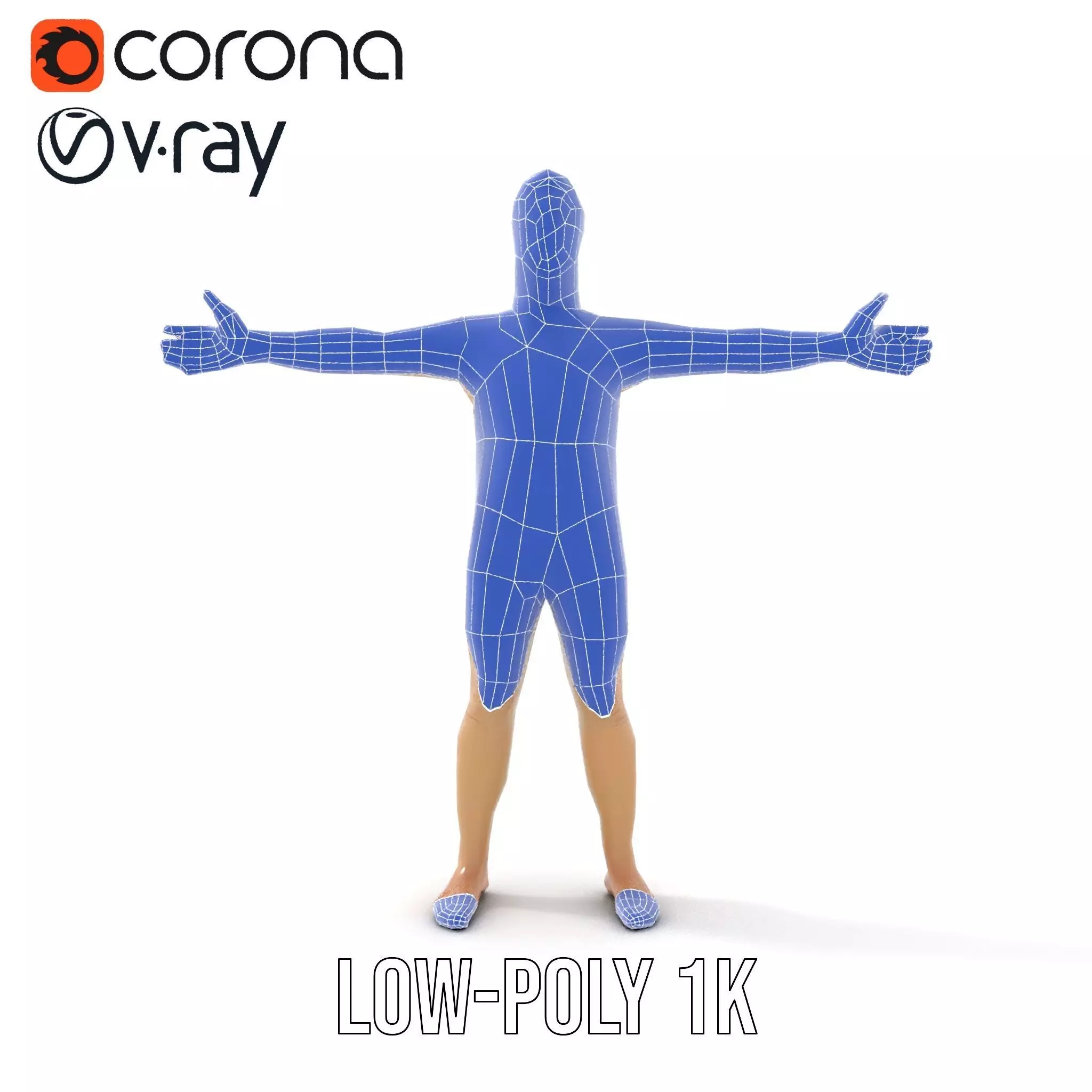 Beige Unity Suit model pack Low-poly 3D model_27