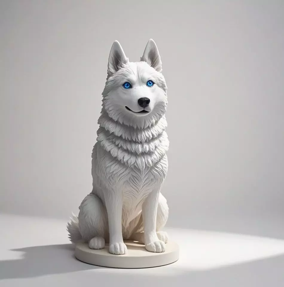 Husky Dog 3D print model