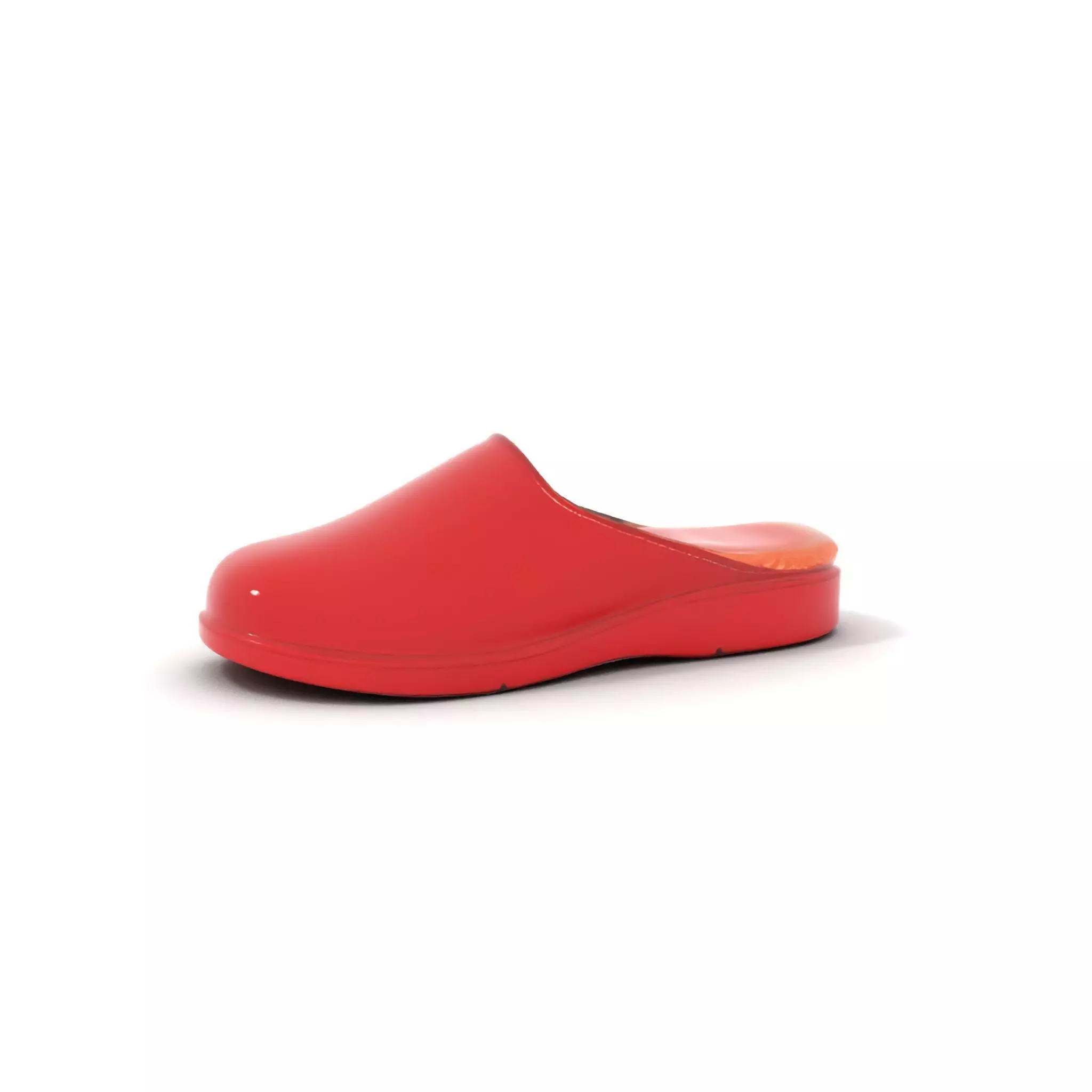 Red Leather Slipper model pack Low-poly 3D model_5