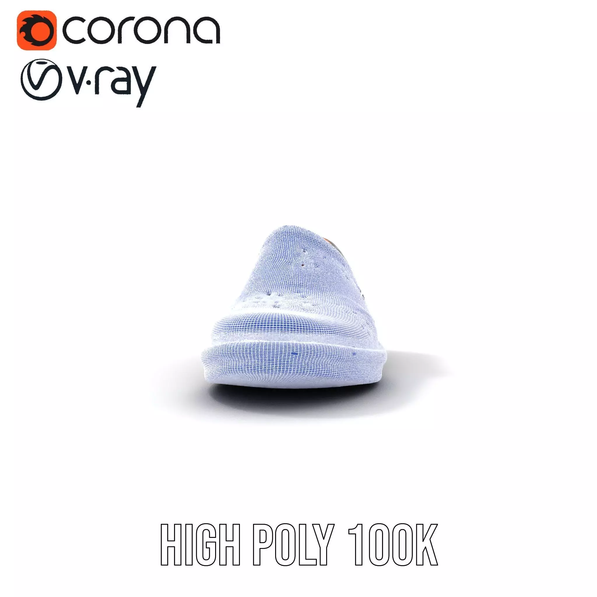 Elegant Black Loafer model pack Low-poly 3D model_33