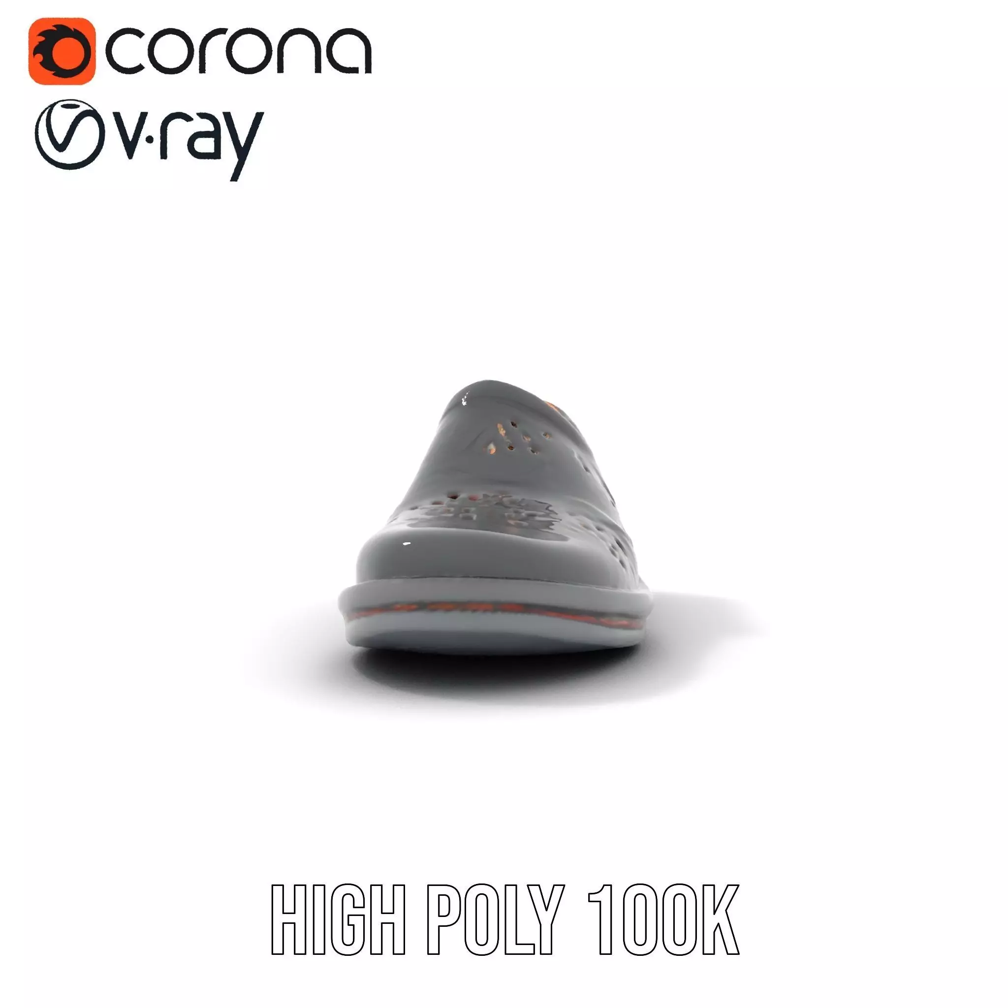 Elegant Black Loafer model pack Low-poly 3D model_21