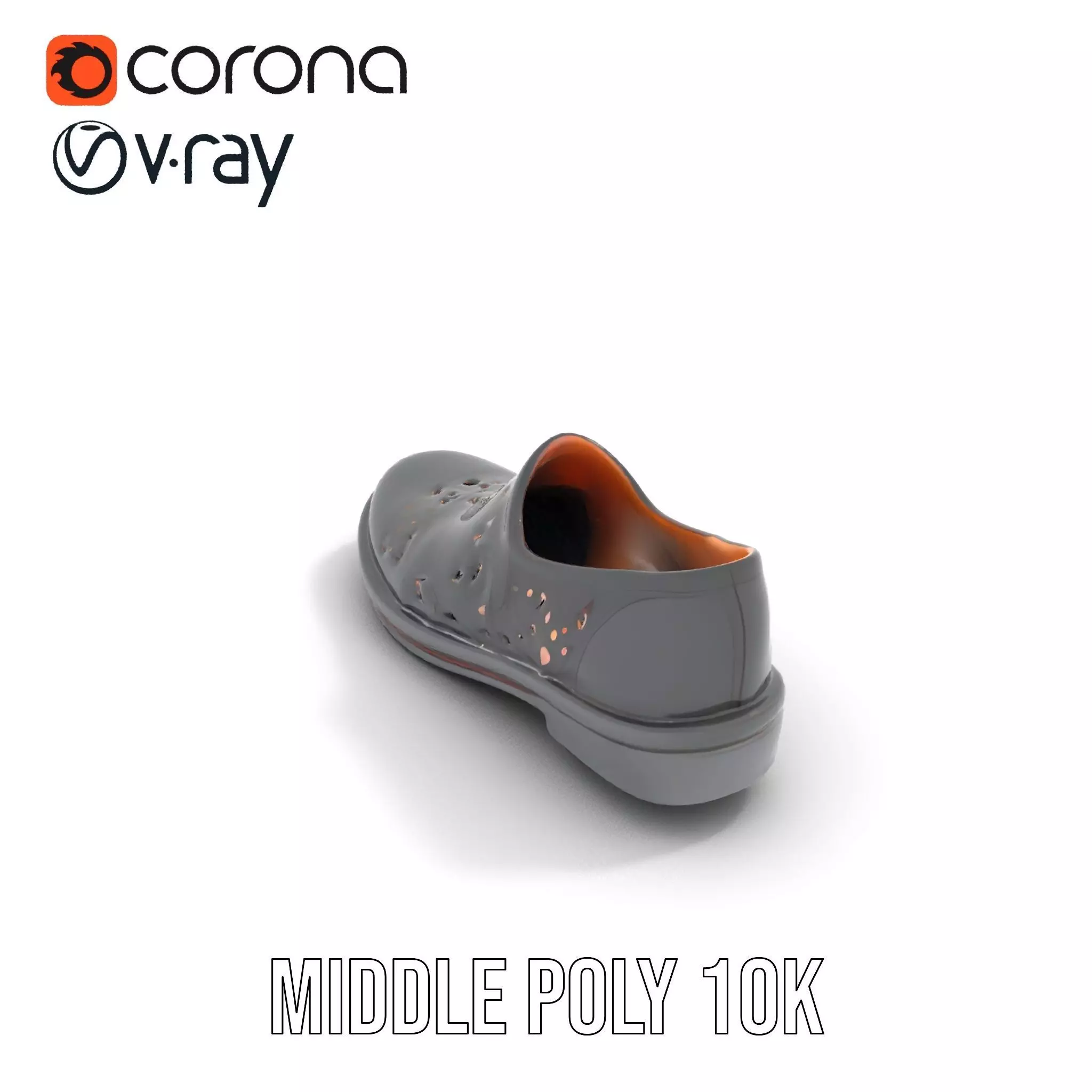 Elegant Black Loafer model pack Low-poly 3D model_19