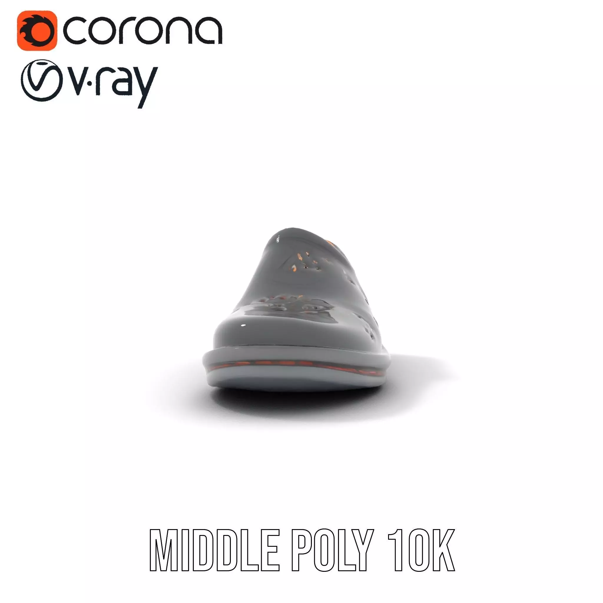 Elegant Black Loafer model pack Low-poly 3D model_11