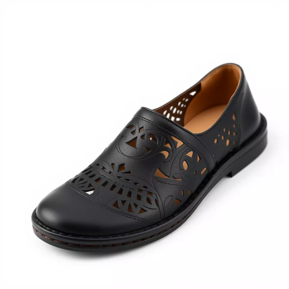 Elegant Black Loafer model pack Low-poly 3D model_2