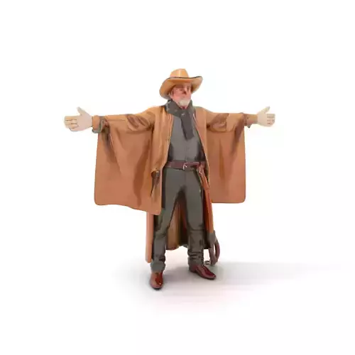 Western Cowboy Outfit model pack Low-poly 3D model