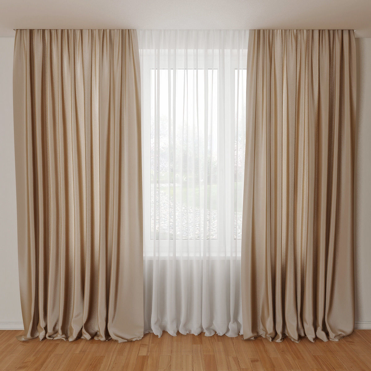 Curtain 08 3D model_0