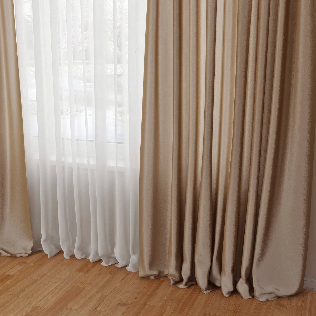 Curtain 08 3D model_2