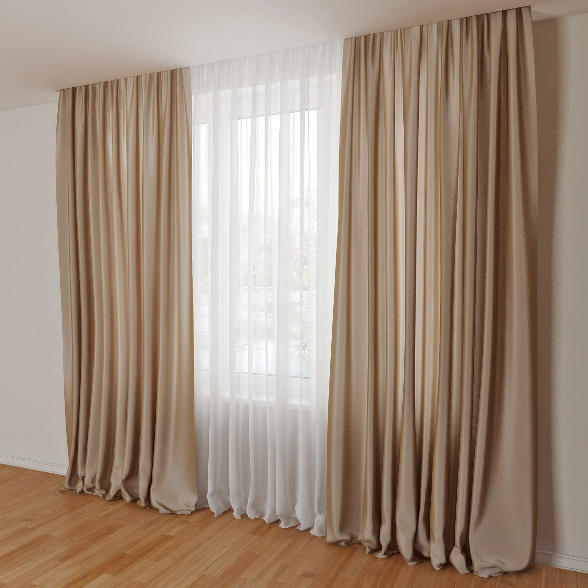 Curtain 08 3D model_1
