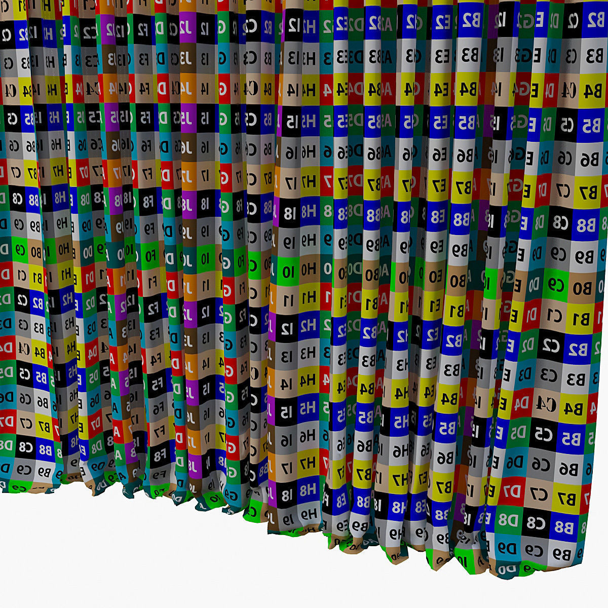 Curtain 08 3D model_4