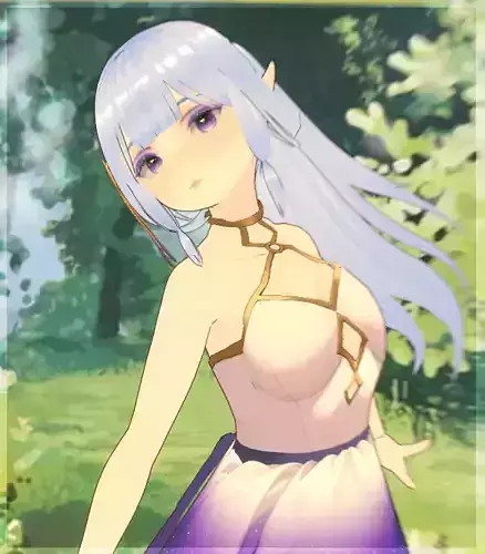 Cute Elf Vroid VRchat model