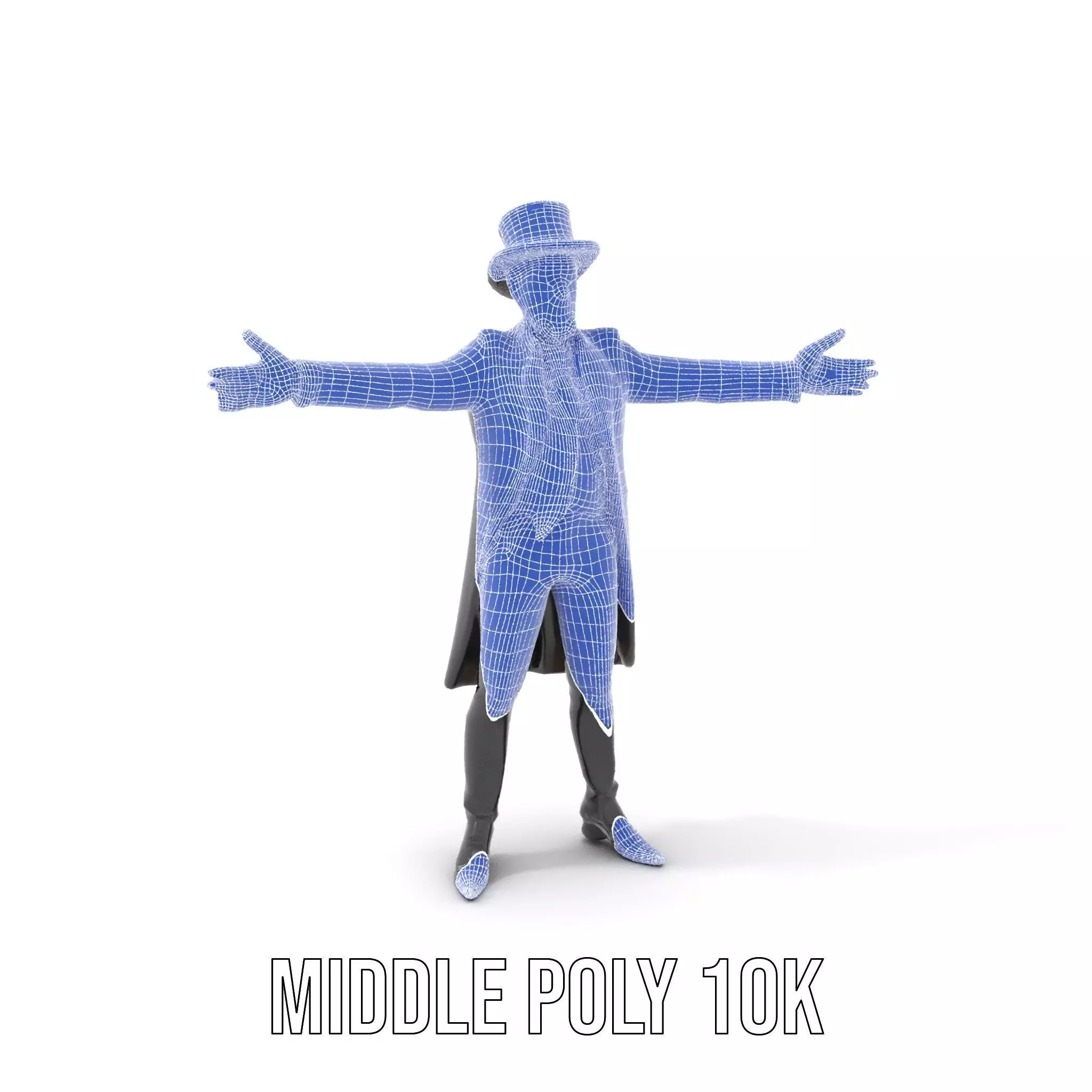 Elegant Victorian Gentleman model pack Low-poly 3D model_20