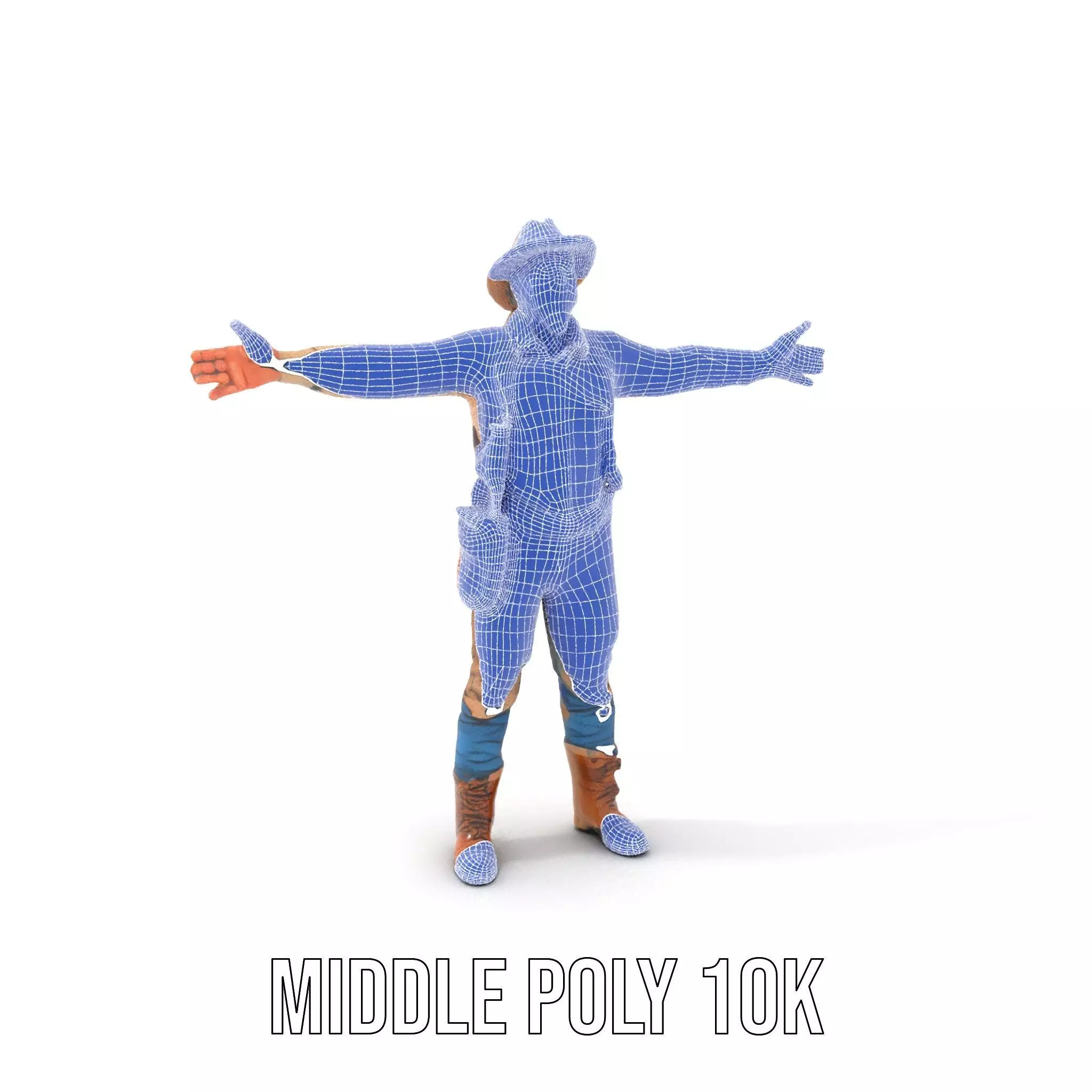 Explorer Adventurer Outfit model pack Low-poly 3D model_6