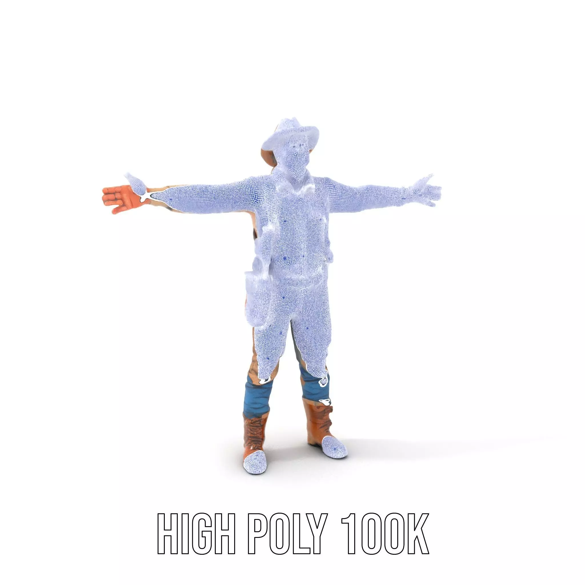 Explorer Adventurer Outfit model pack Low-poly 3D model_4