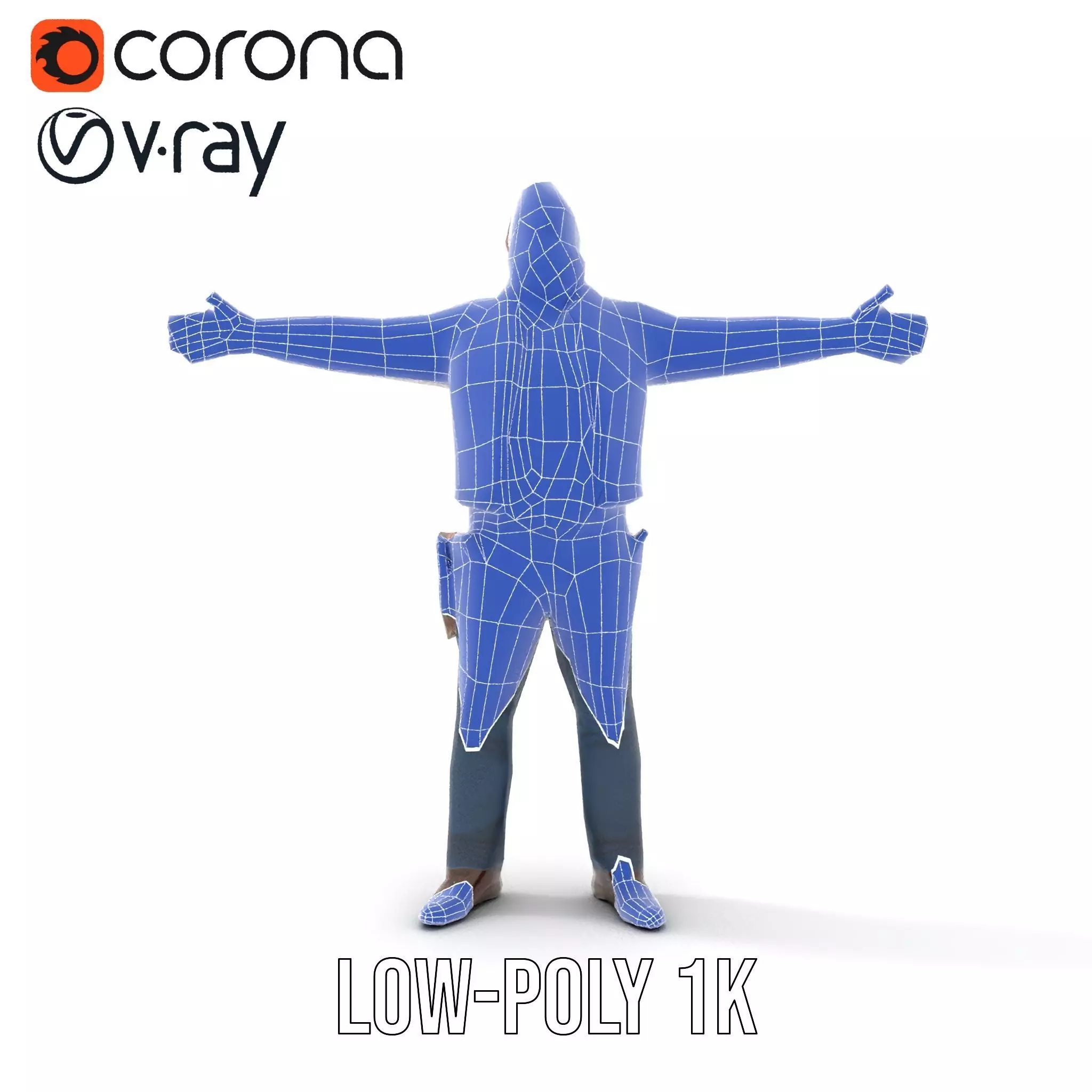 Cowboy Adventurer model pack Low-poly 3D model_28