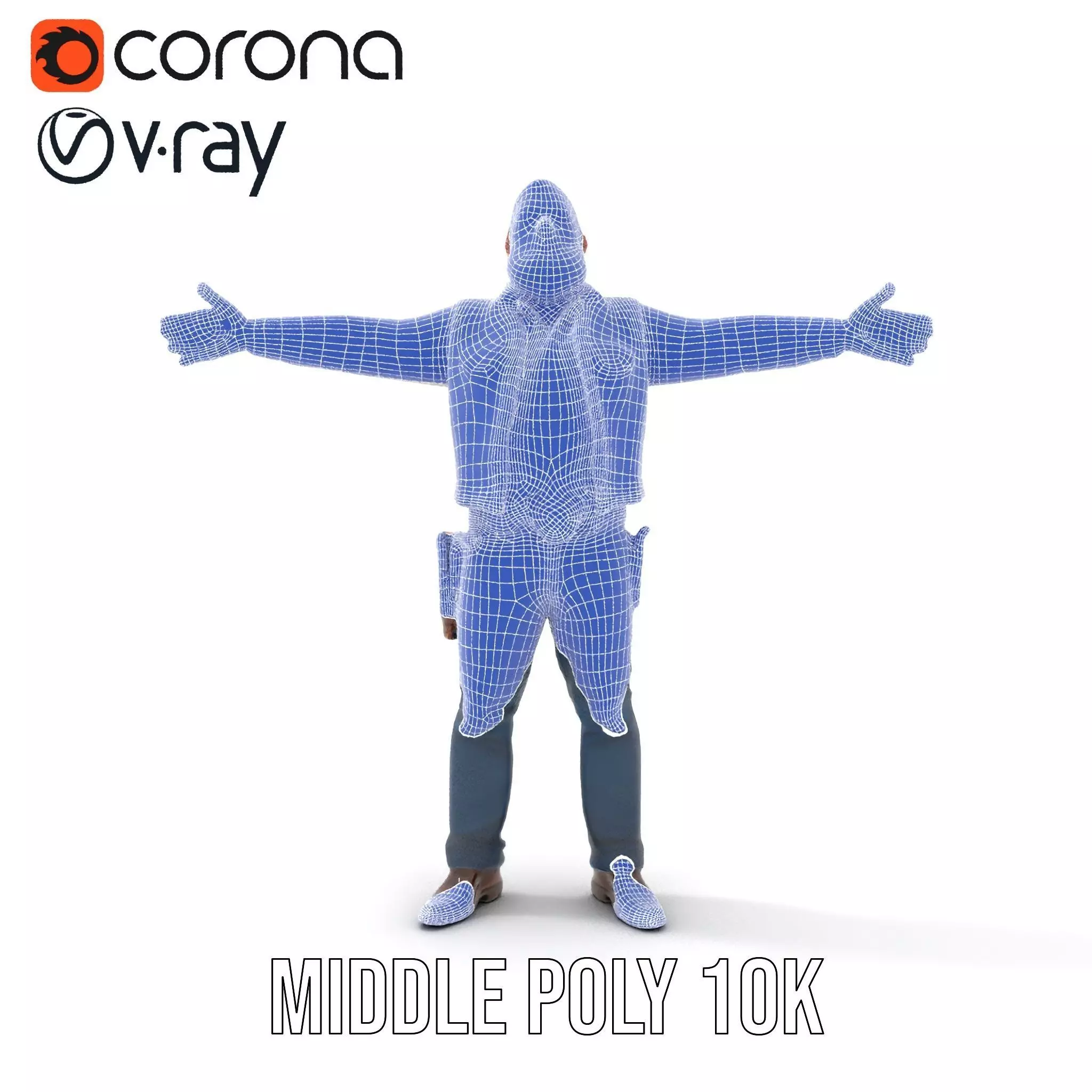 Cowboy Adventurer model pack Low-poly 3D model_24