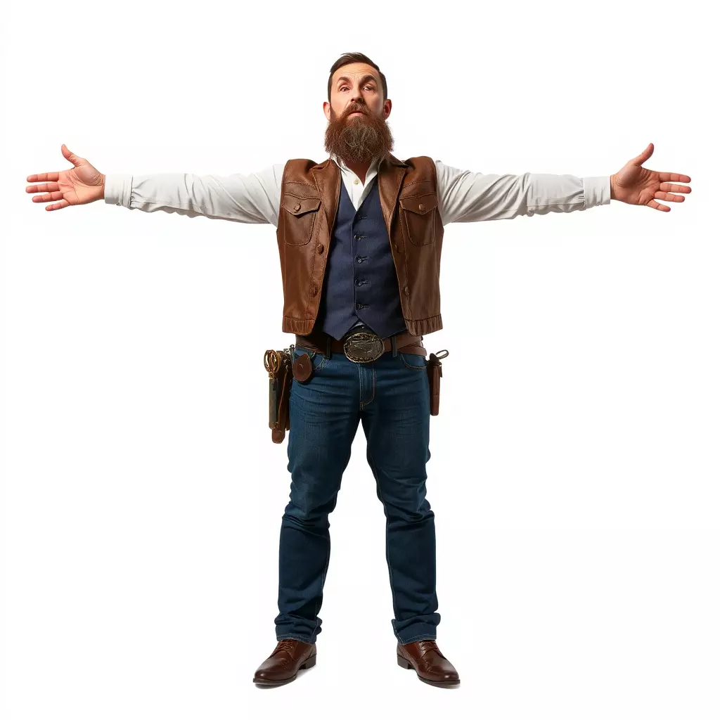 Cowboy Adventurer model pack Low-poly 3D model_2