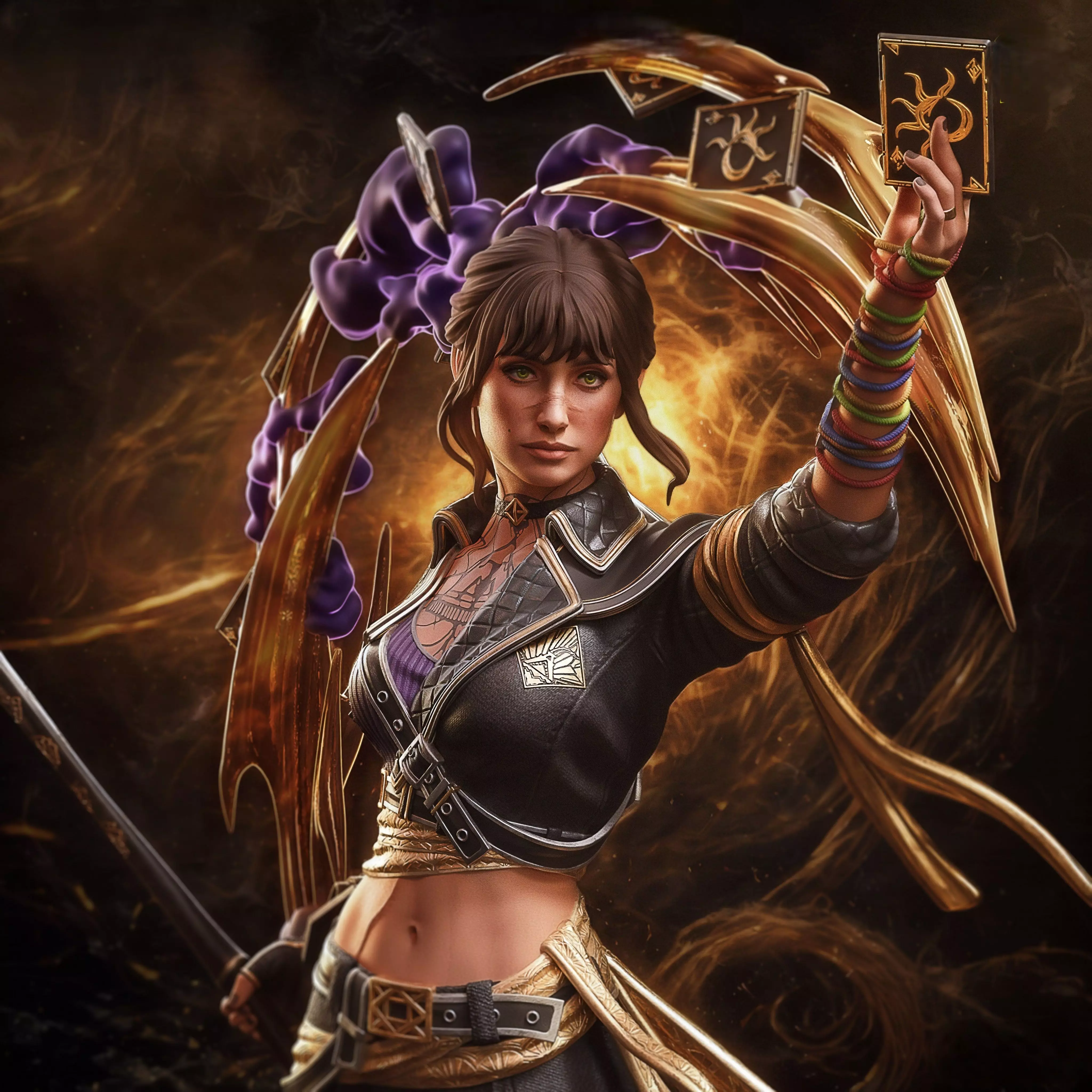 Sciel Clair Obscur Expedition 33 PreSupported 3D Print Model 3D print model