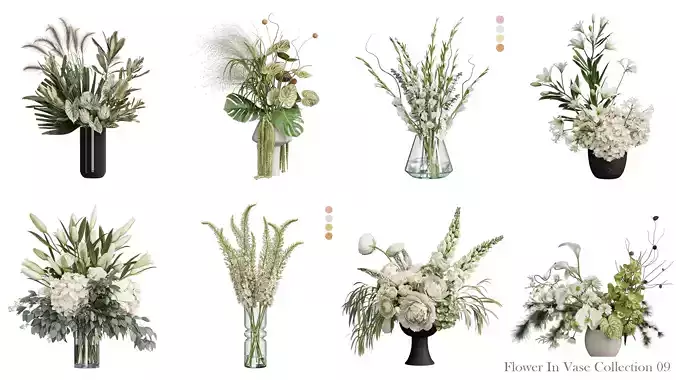 Flower In Vase Collection 09 