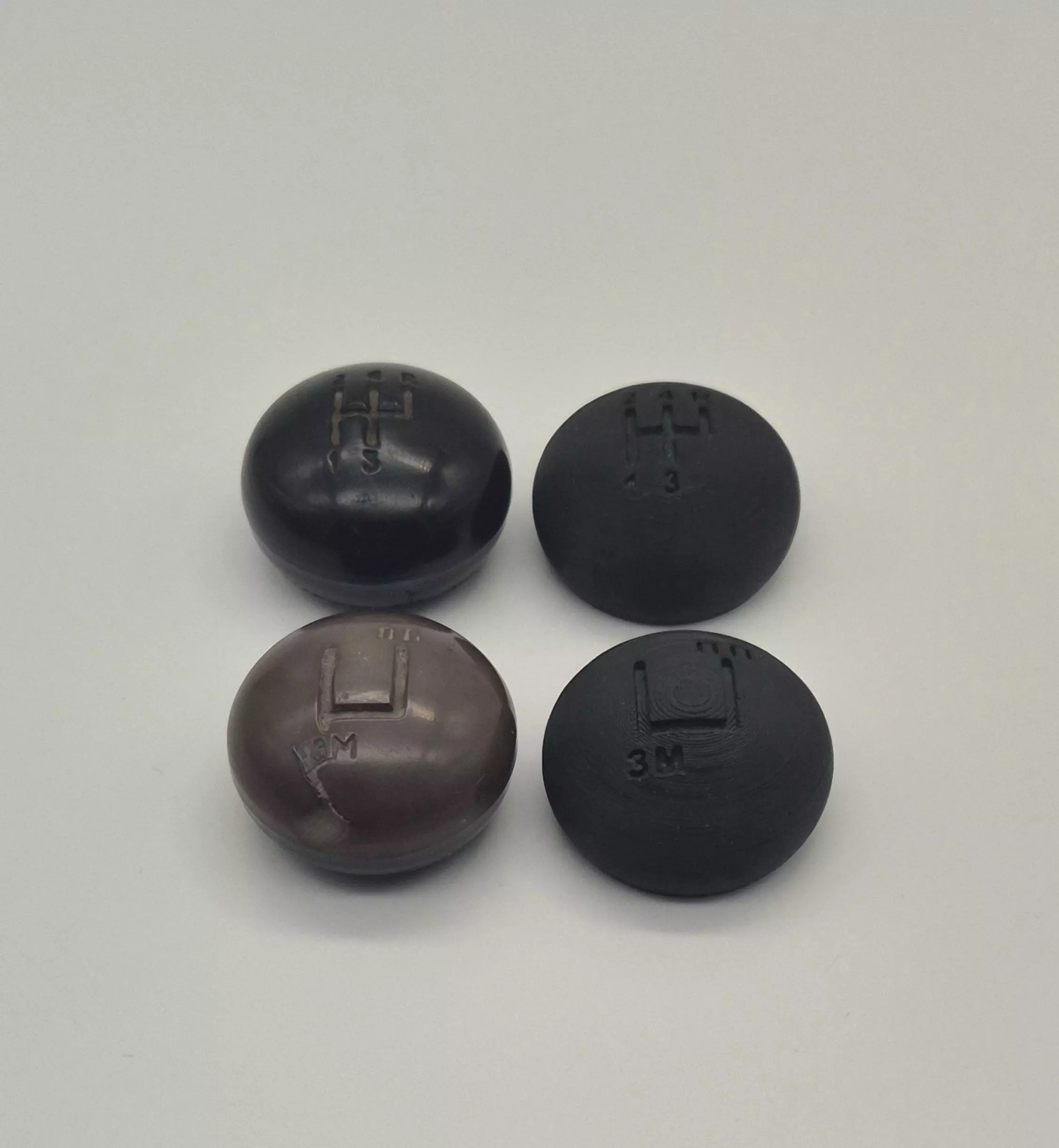 Handles for gear shift and transfer case lever for LuAZ-969 3D print model_0