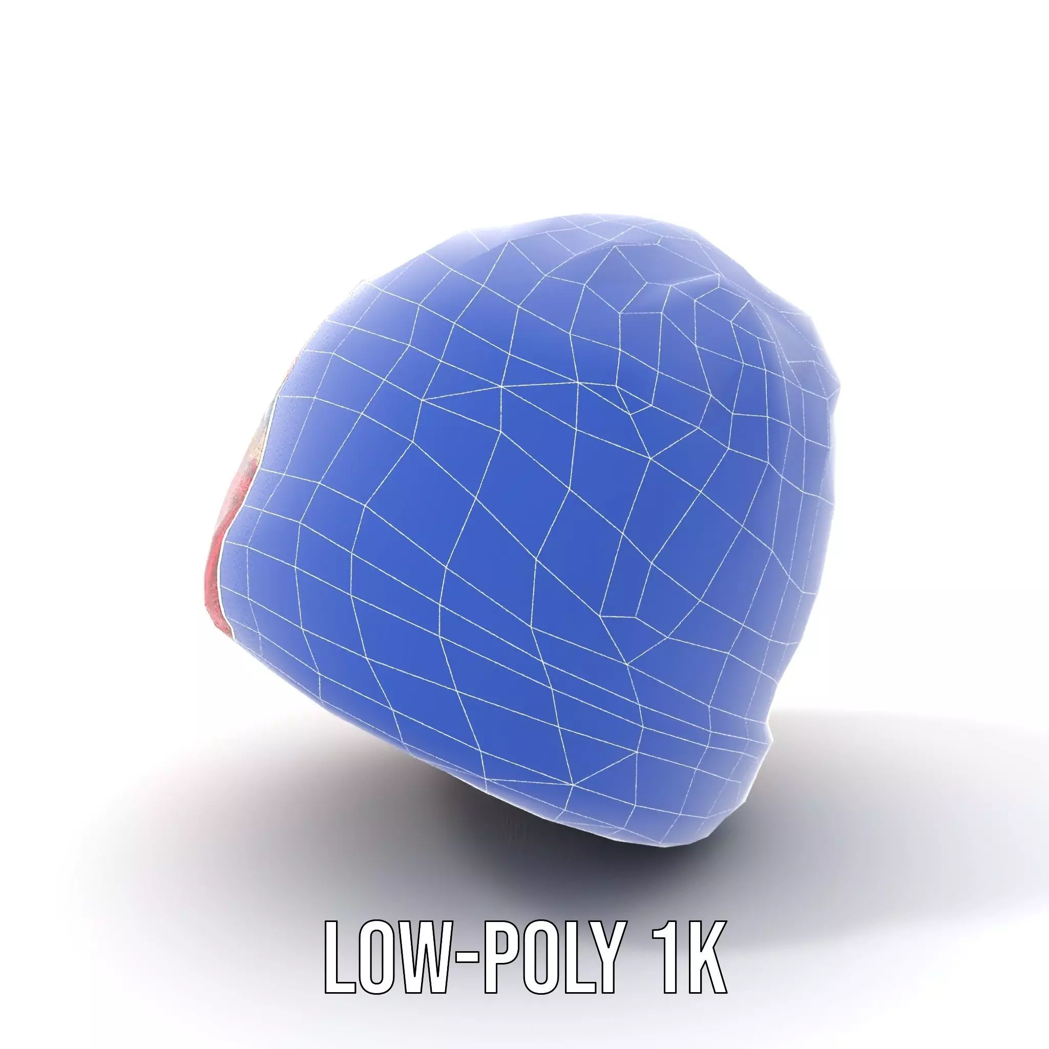 Colorful Knitted Beanie model pack Low-poly 3D model_14