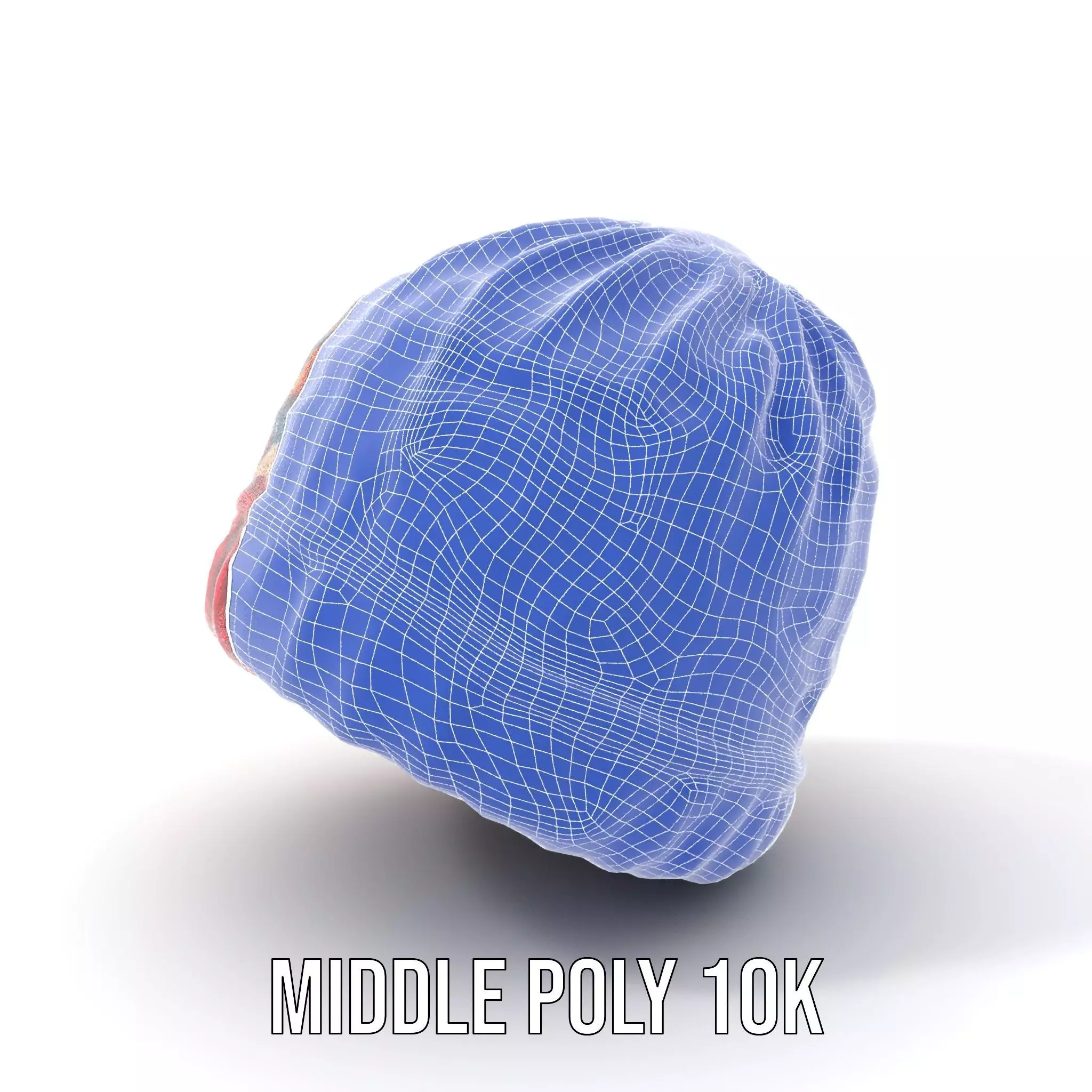 Colorful Knitted Beanie model pack Low-poly 3D model_16