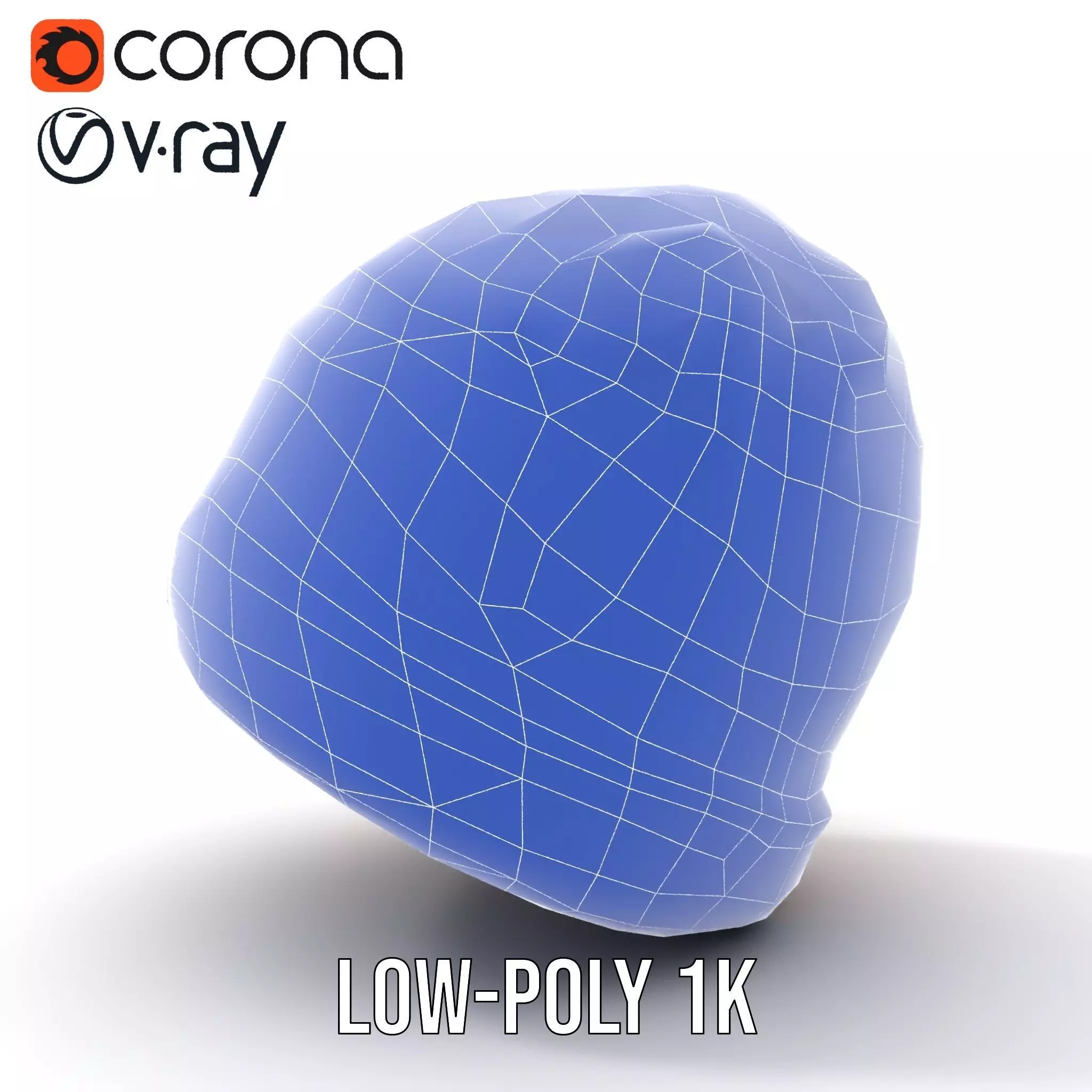 Colorful Knitted Beanie model pack Low-poly 3D model_25