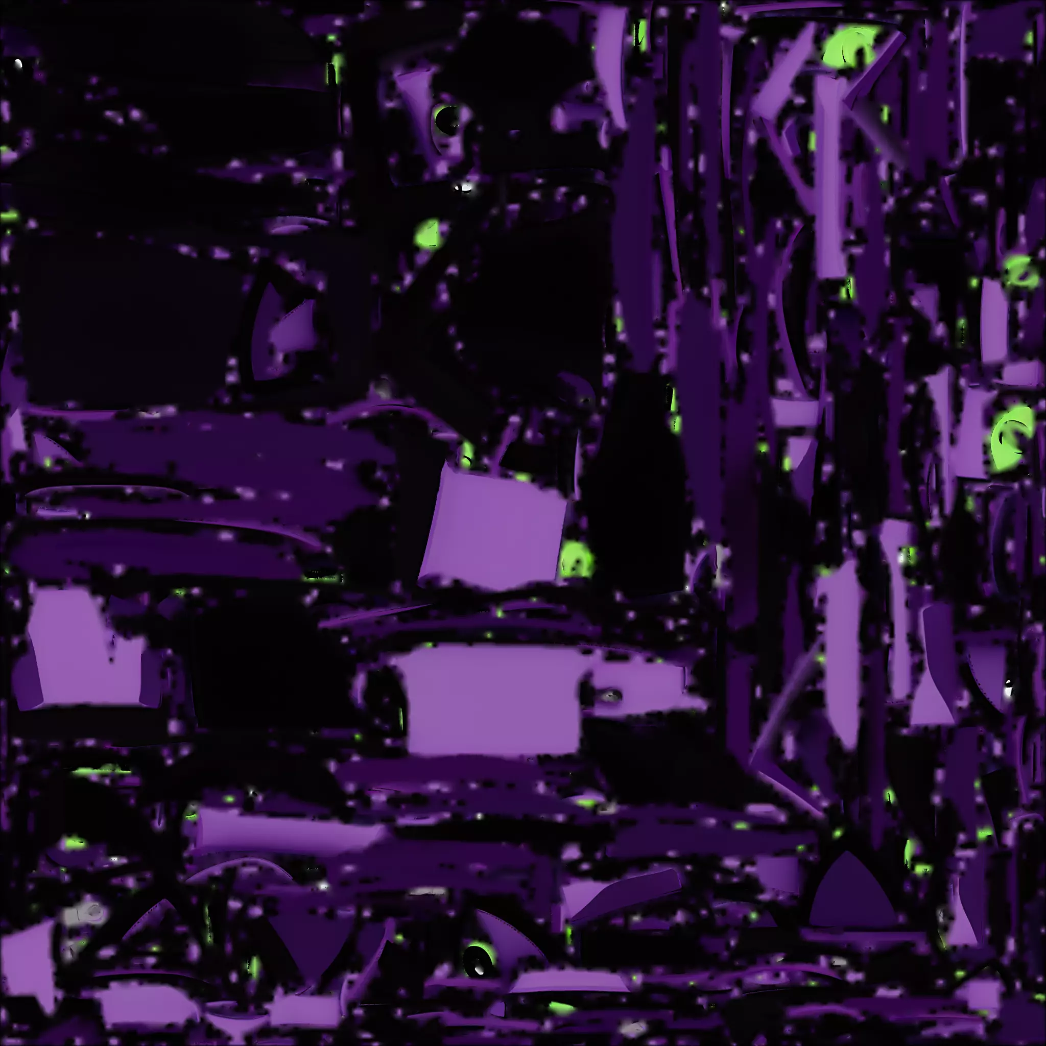 Mystical Black Cat Backpack with Glowing Green Eyes 3D Model Low-poly 3D model_1