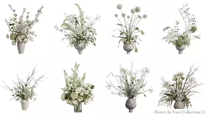 Flower In Vase Collection 11 