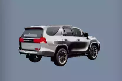 3d model of Silver Toyota Fortuner SUV