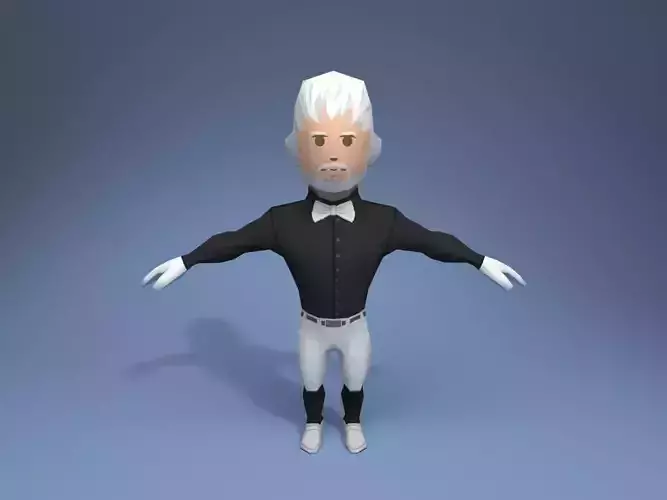 Medieval character gentleman