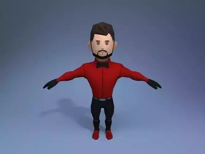 Medieval character gentleman