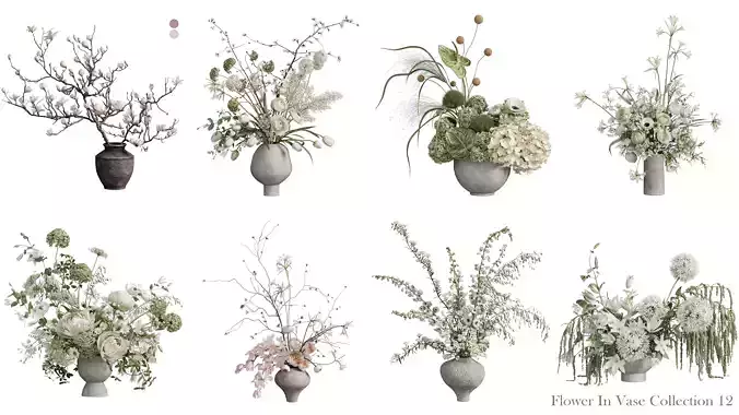 Flower In Vase Collection 12 