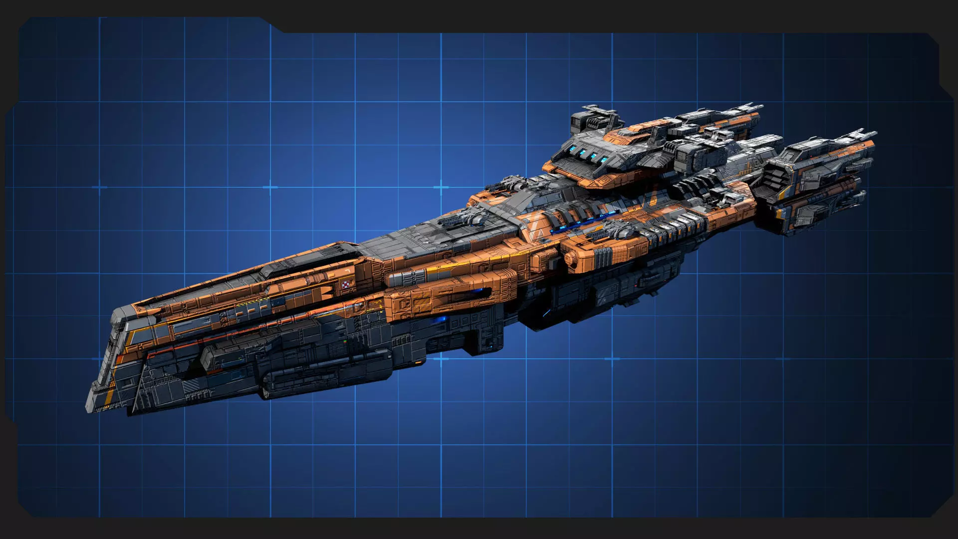 STARSHIPS - Pack09 Low-poly 3D model_33