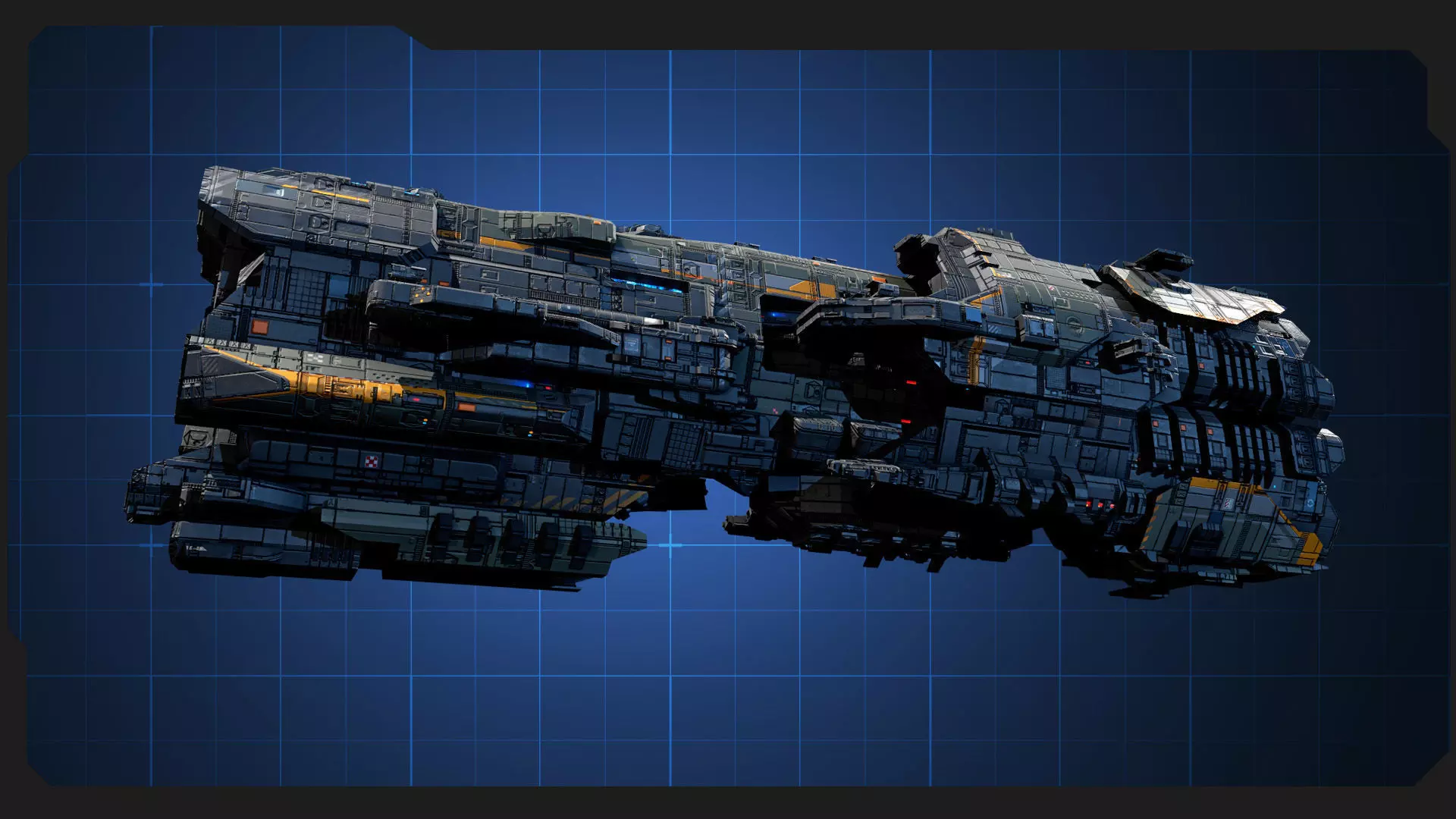 STARSHIPS - Pack09 Low-poly 3D model_26