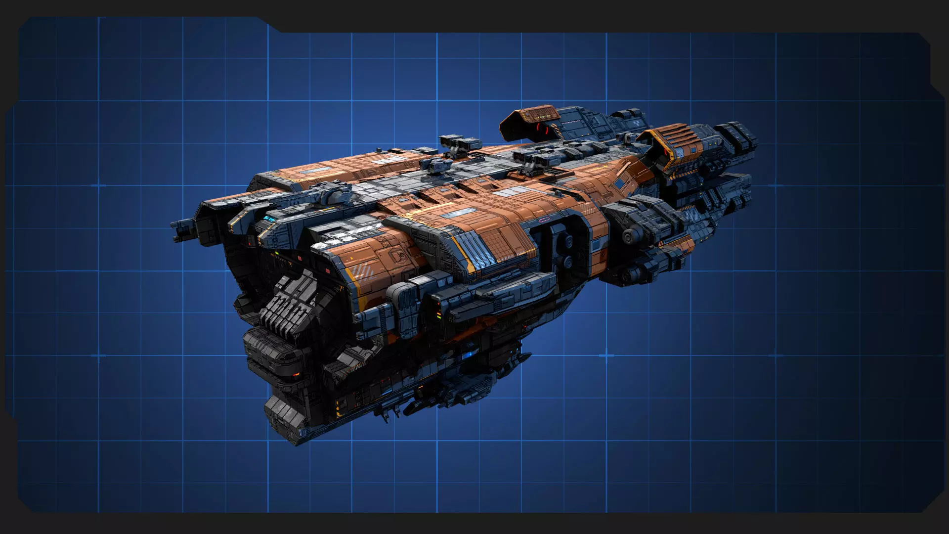 STARSHIPS - Pack09 Low-poly 3D model_10