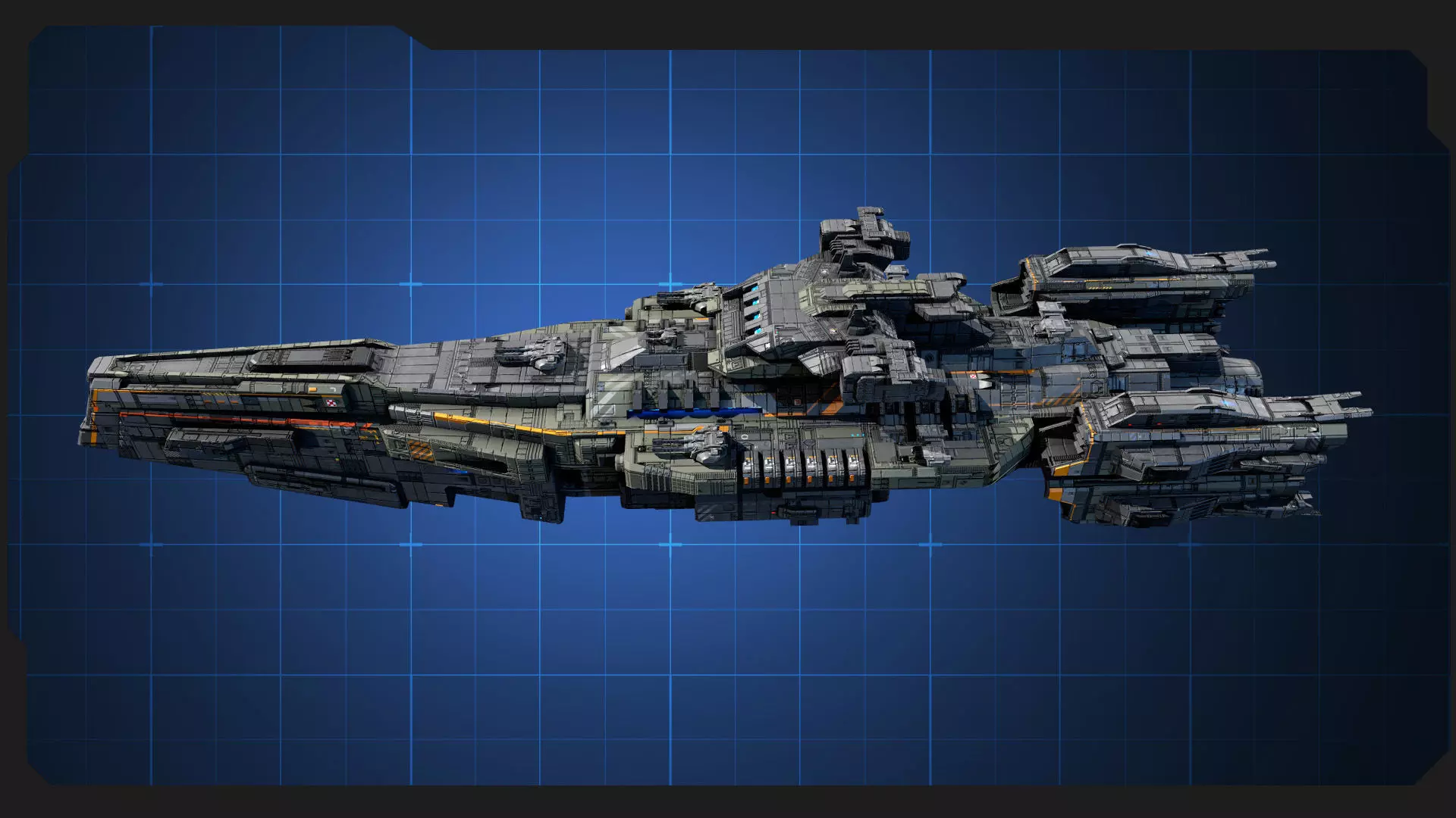 STARSHIPS - Pack09 Low-poly 3D model_31