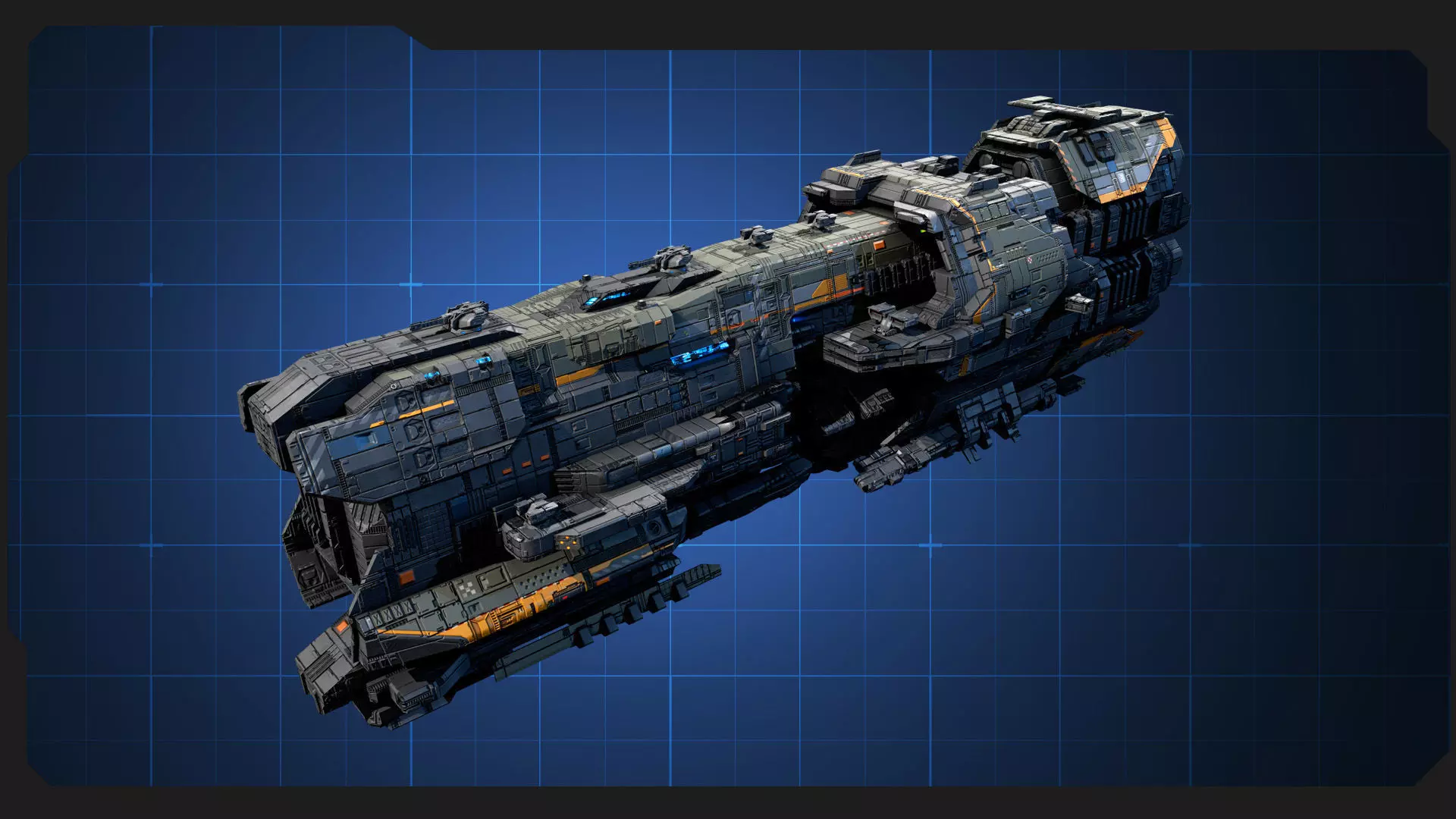 STARSHIPS - Pack09 Low-poly 3D model_20