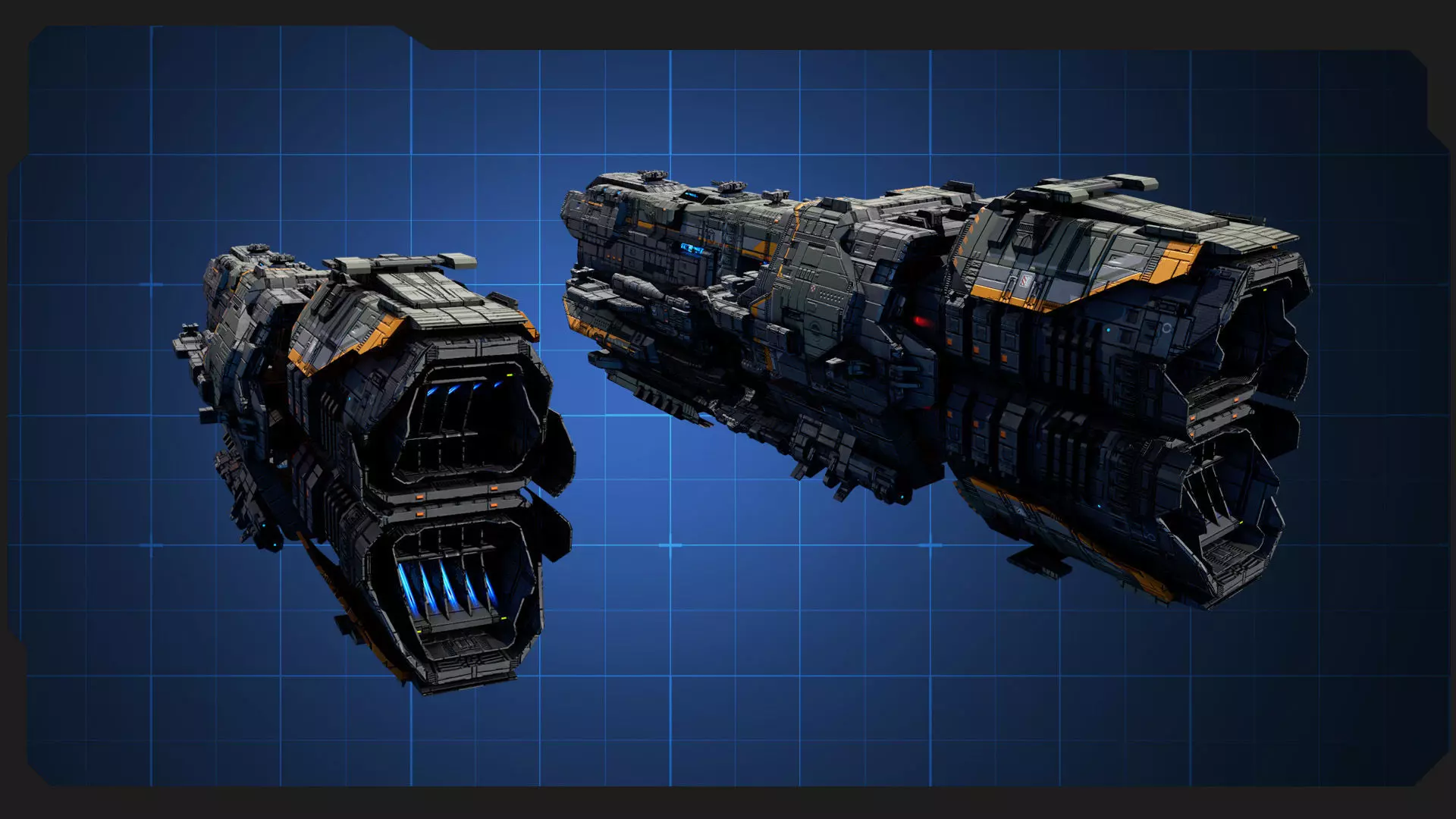 STARSHIPS - Pack09 Low-poly 3D model_25