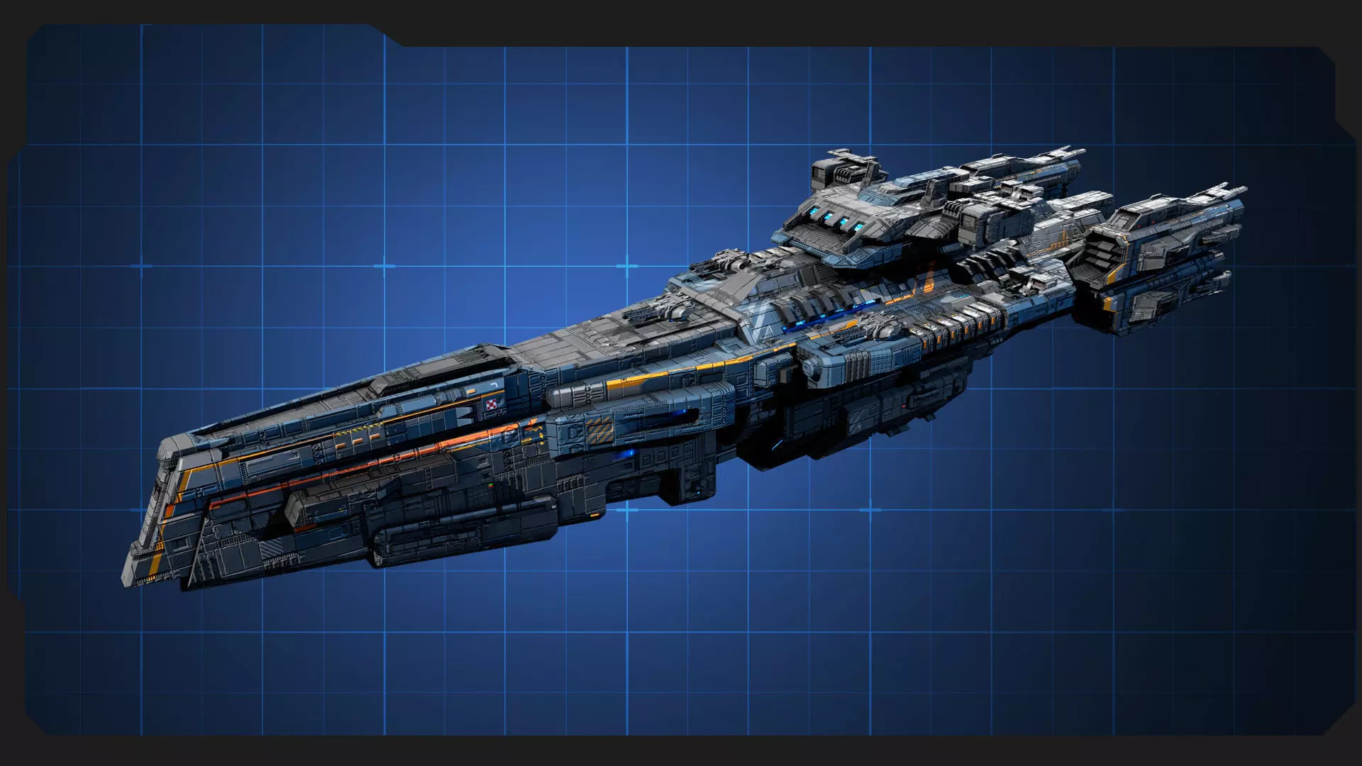 STARSHIPS - Pack09 Low-poly 3D model_34