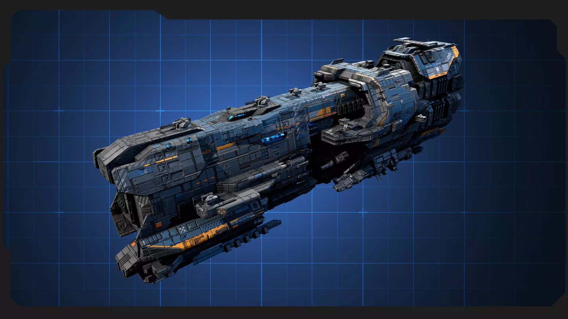 STARSHIPS - Pack09 Low-poly 3D model_23